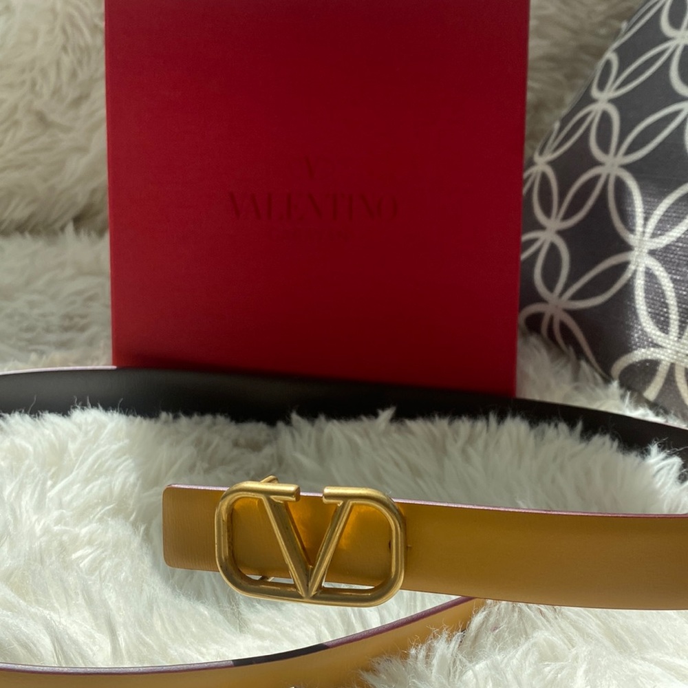VLOGO SIGNATURE REVERSIBLE BELT